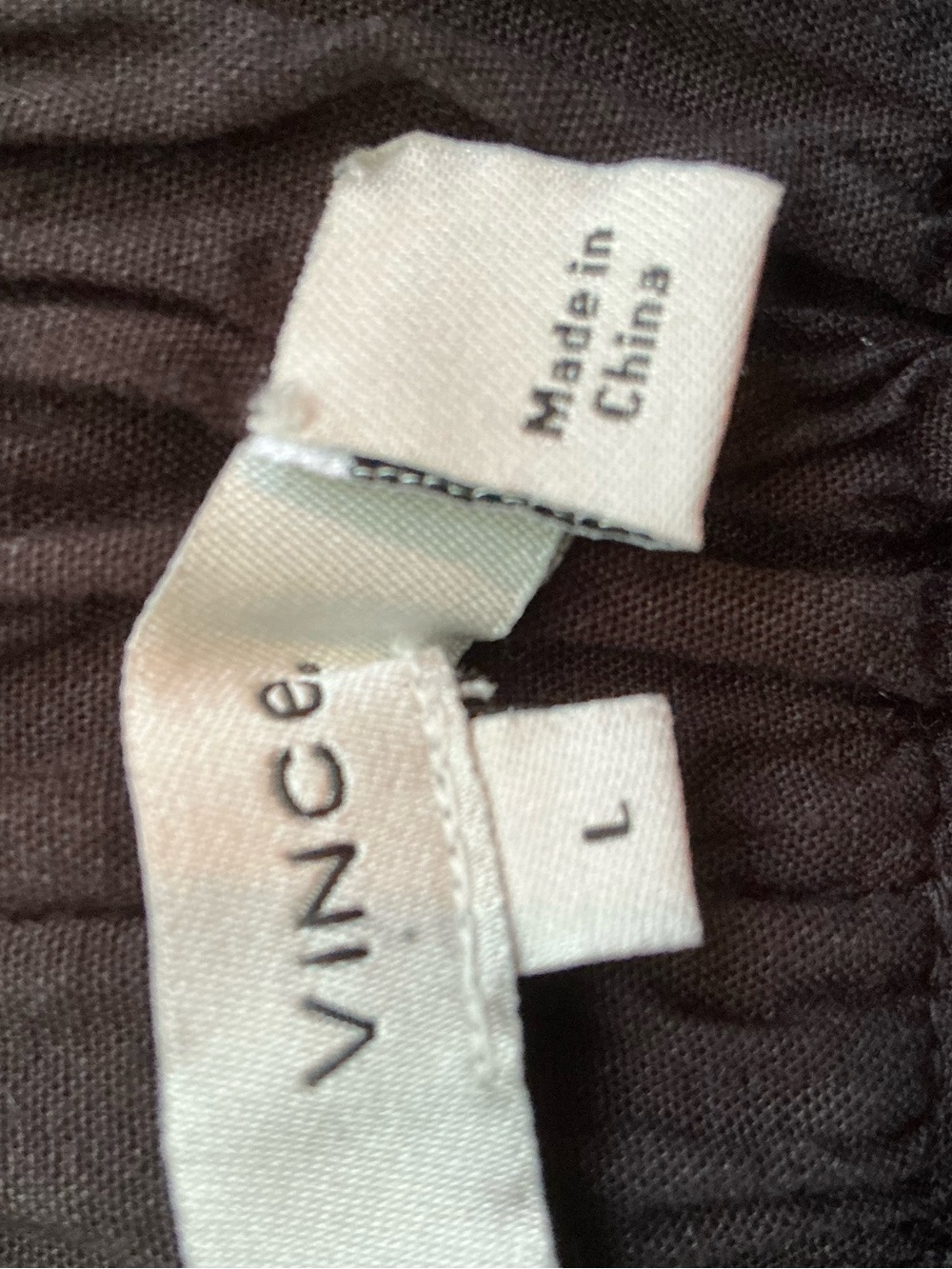 Vince Black Straight-Leg Trousers - Picture 2 of 3